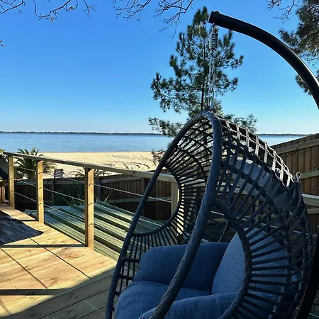 Chalet Et Jaccuzy Sur La Plage Biscarrosse Esterno foto